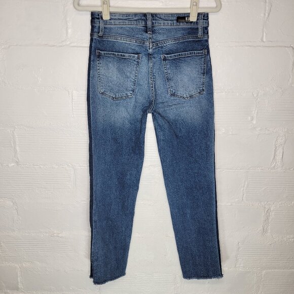 Kut From The Kloth Women's Size 4L Jeans Elizabeth Fab Ab Ankle Straight Leg - Picture 2 of 8